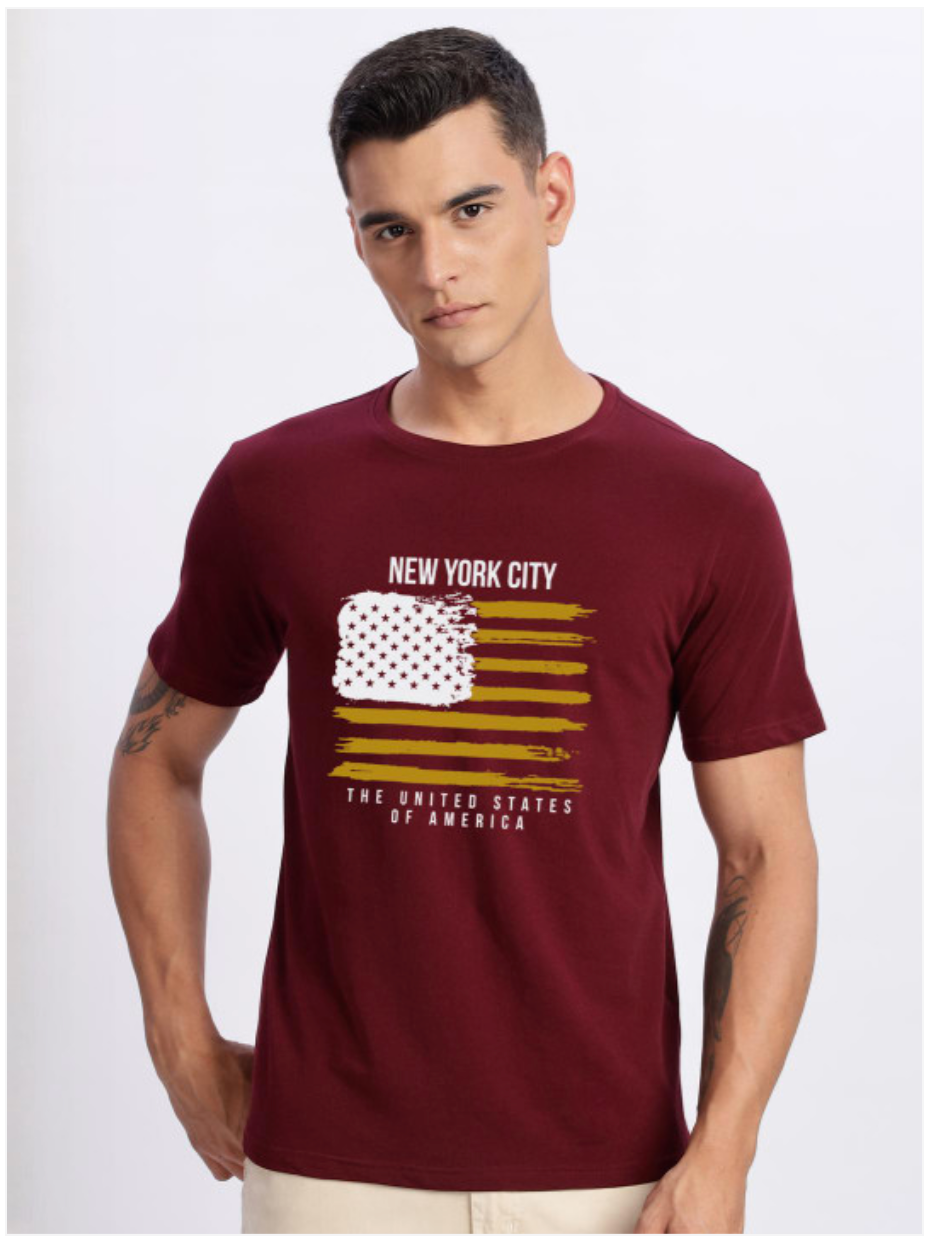 ADRO Men Sea Green Tshirts