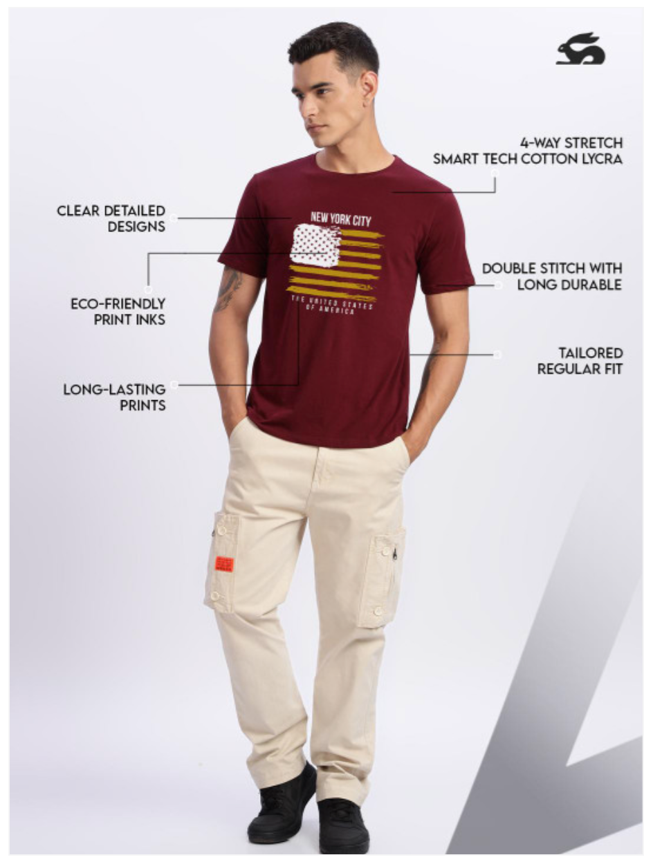 ADRO Men Sea Green Tshirts