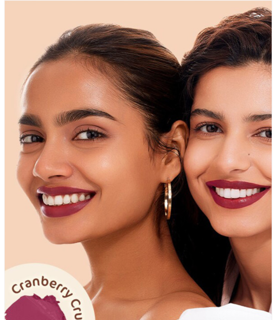 Mamaearth Creamy Matte Long Stay Lipstick With Murumuru Butter - 4.2g - Cranberry Crush